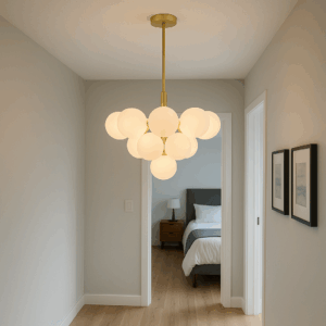 Navi hanglamp | Ø60cm | brushed gold