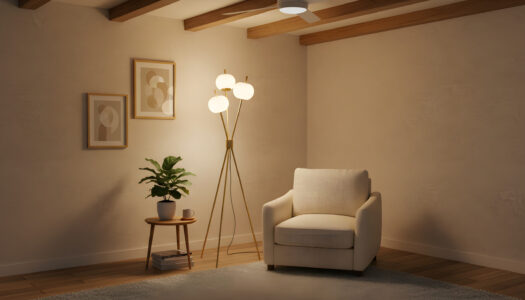 Maïa vloerlamp | 3-licht | Ø30x160cm