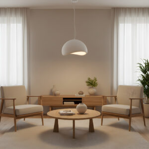 Concreto hanglamp | wit