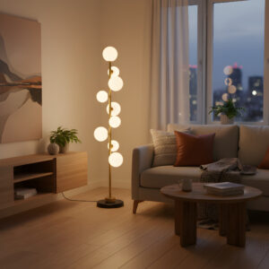 Tegmine vloerlamp | 9-licht | Ø30x165cm