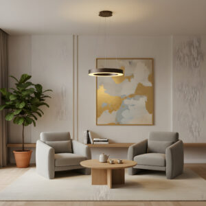 Mia hanglamp | ringlampen serie | bruin
