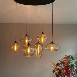 Wezn eettafellamp | 6 lichtpunten | ovaal