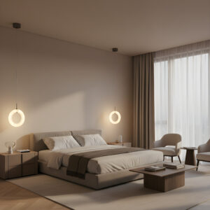 Sirius hanglamp | Ø25cm x 120cm | marmer