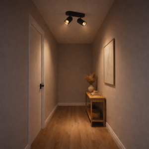 Astro plafondlamp | 2 lichtpunten | Zwart
