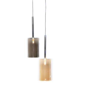 Kadeh hanglamp | 1 lichtpunt | cognac of smoke