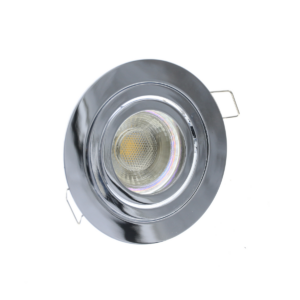 Ada Led inbouwarmatuur | Rond | Chroom | GU10 fitting | Ø 75 mm | IP20