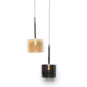 Kadeh hanglamp | 1 lichtpunt | cognac of smoke