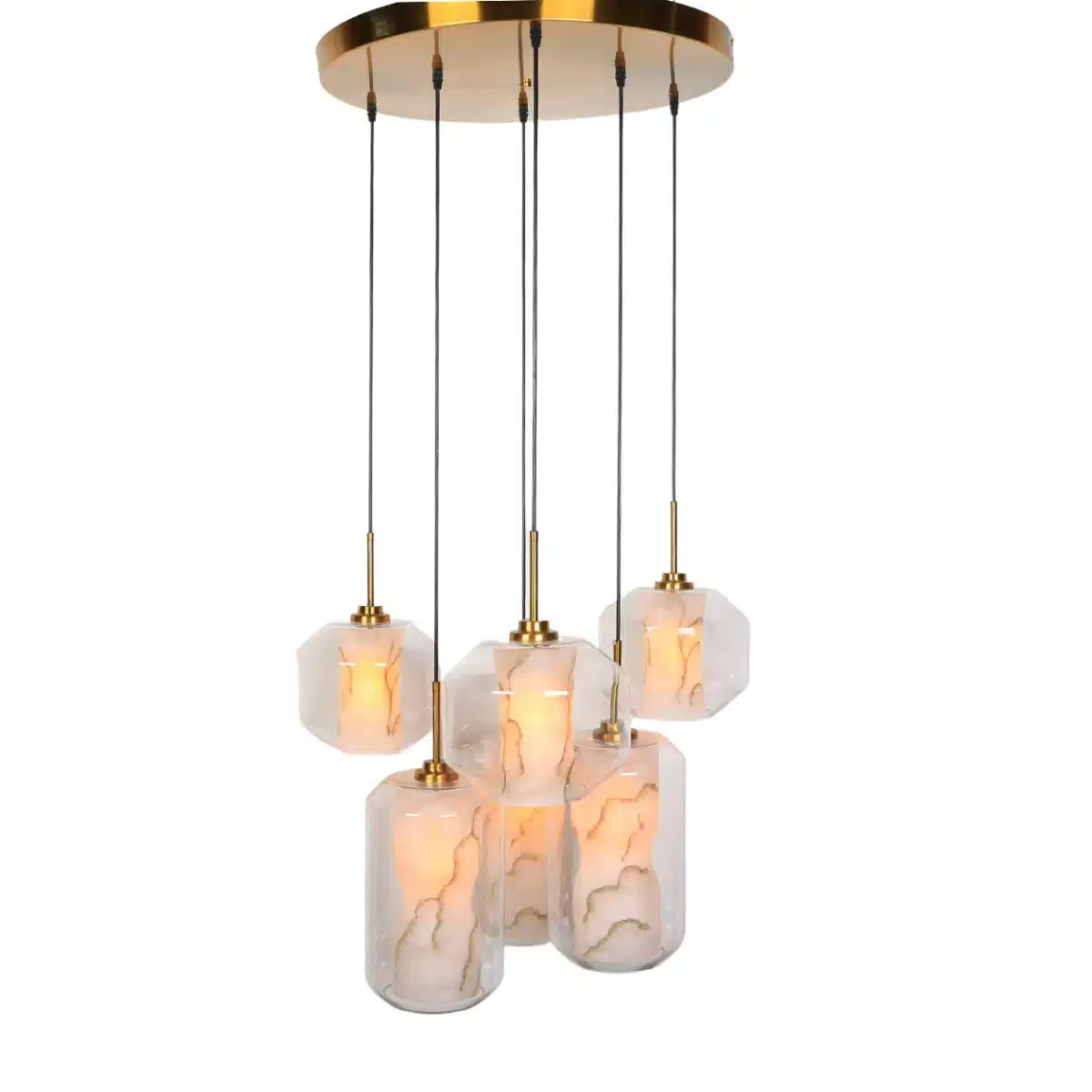 Mufrid hanglamp | Marmer | ⌀60x110cm - Afbeelding 2