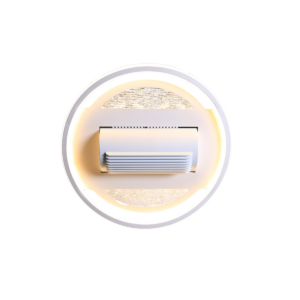 Moderne Witte Plafondventilator incl. LED – Bladloos