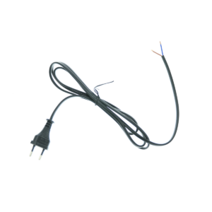 Aansluitsnoer (EU) stekker | 2x0.75mm | 1.70 meter | zwart