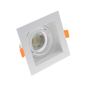 Zea Led inbouwarmatuur | Vierkant | Wit | GU10 fitting | Ø 85 mm | IP20