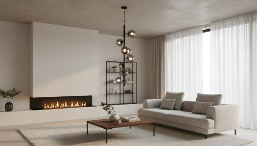 Eva hanglamp | 7xE14 |  Antraciet | 38x38x120cm