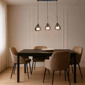 Eris eettafellamp | 3xE14 |  Antraciet | 55x15x120cm