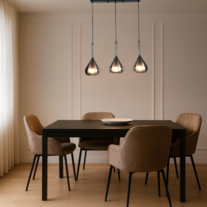Eris eettafellamp | 3xE14 |  Antraciet | 55x15x120cm
