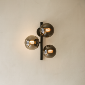Eva wandlamp | 3xE14 |  Antraciet | 18,5x28x36cm