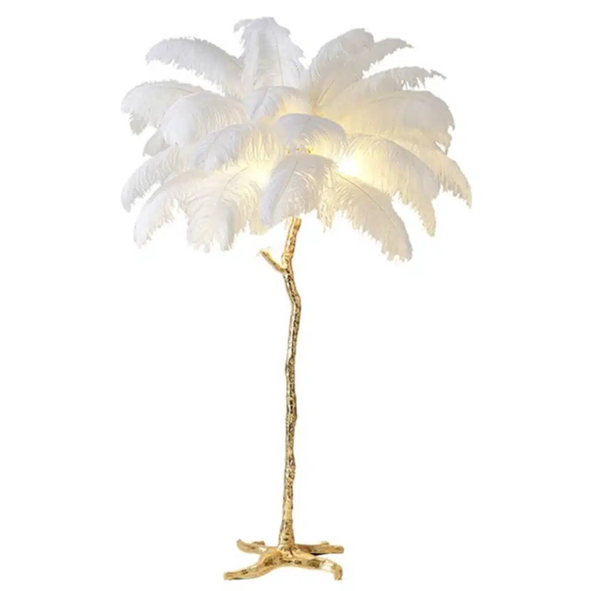 Struthios vloerlamp | 4-licht | Ø80x170cm | wit - Afbeelding 2