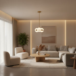 Ela hanglamp 3 lichtpunten | brushed gold | G9 fitting