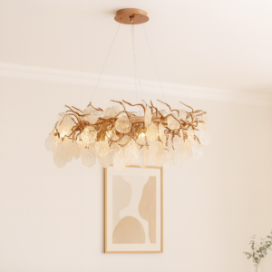 Arbor hanglamp | 10 lichtpunten | rose | Ø85cm