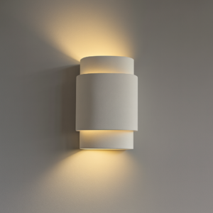 Concreto wandlamp | Ø18xH28cm | E14 | wit