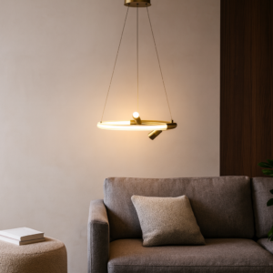 Tub hanglamp | ø40cm | LED 3000k | Brushed Gold