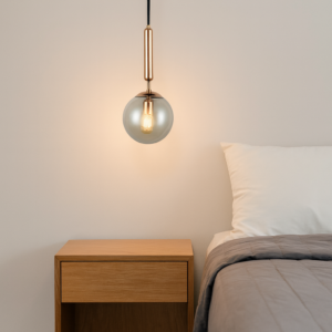 Mara hanglamp | 1xE14 |  Amber | 15x15x120cm
