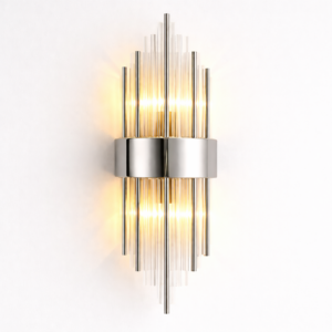 Glacien wandlamp | 2xE14 |  Chroom | 22xH60cm