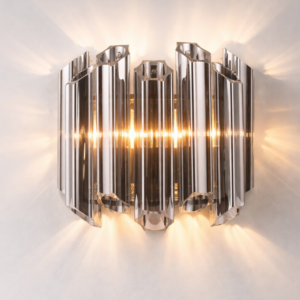 Cira wandlamp | 2xE14 |  Smoke | 34xH34cm