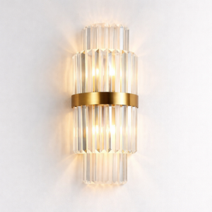 Aurora wandlamp | 2xE14 |  Goud | 25xH50cm