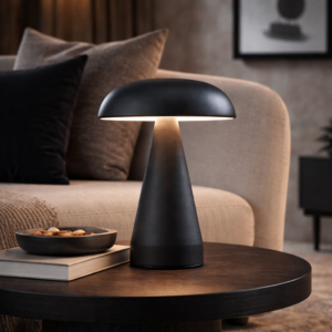Orbit oplaadbare draadloze tafellamp |3 niveaus dimbaar| zwart