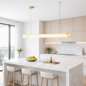 Antares hanglamp | 120x8cm | Spaans marmer