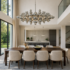 Alzgol eettafellamp | E14 fitting | chroom