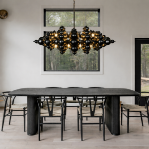 Alzgol eettafellamp | E14 fitting | zwart