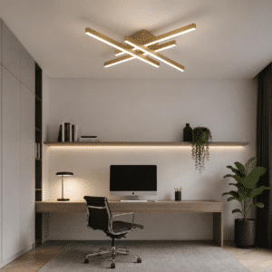Aurelis plafondlamp | Goud | ⌀80 x 8cm | LED | 3000K, 4000K, 6000K