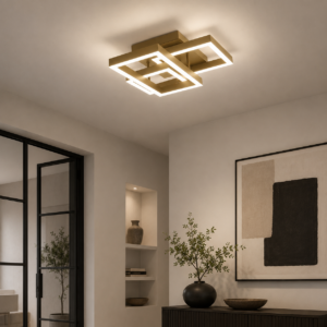 Novaris plafondlamp | Goud | 56x39x15cm | LED | 3000K, 4000K, 6000K
