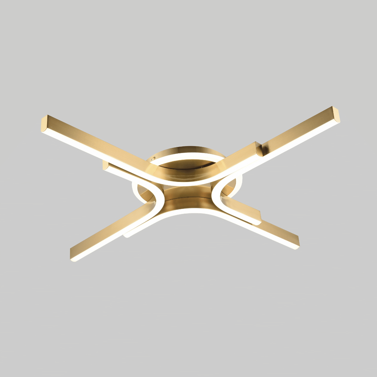 Soltrix plafondlamp | Goud | Ø80x6cm | LED | 3000K, 4000K, 6000K - Afbeelding 3