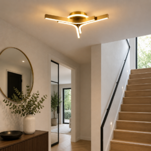 Theryn plafondlamp | Goud | ⌀90 x 8cm | LED | 3000K, 4000K, 6000K