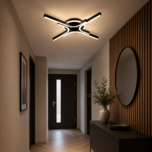 Soltrix plafondlamp | Zwart | Ø80x6cm | LED | 3000K, 4000K, 6000K