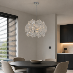 Glaxi hanglamp | 6xE14 | Chroom | 40xH100cm