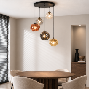 Lima pendant lamp | 5 light points | round ø60cm