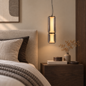 Hanglamp Véra 2 laags smoke glas